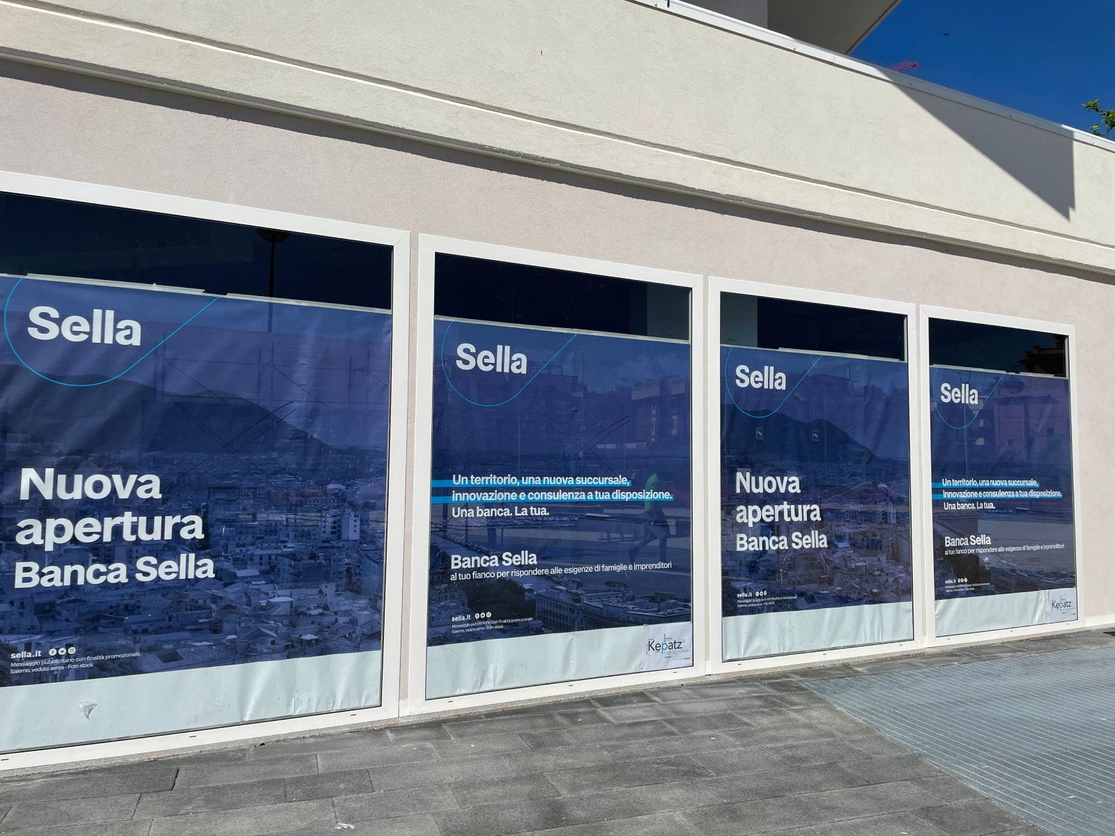 Kepatz | Project Management, General Contractor - succursale Banca Sella a Salerno