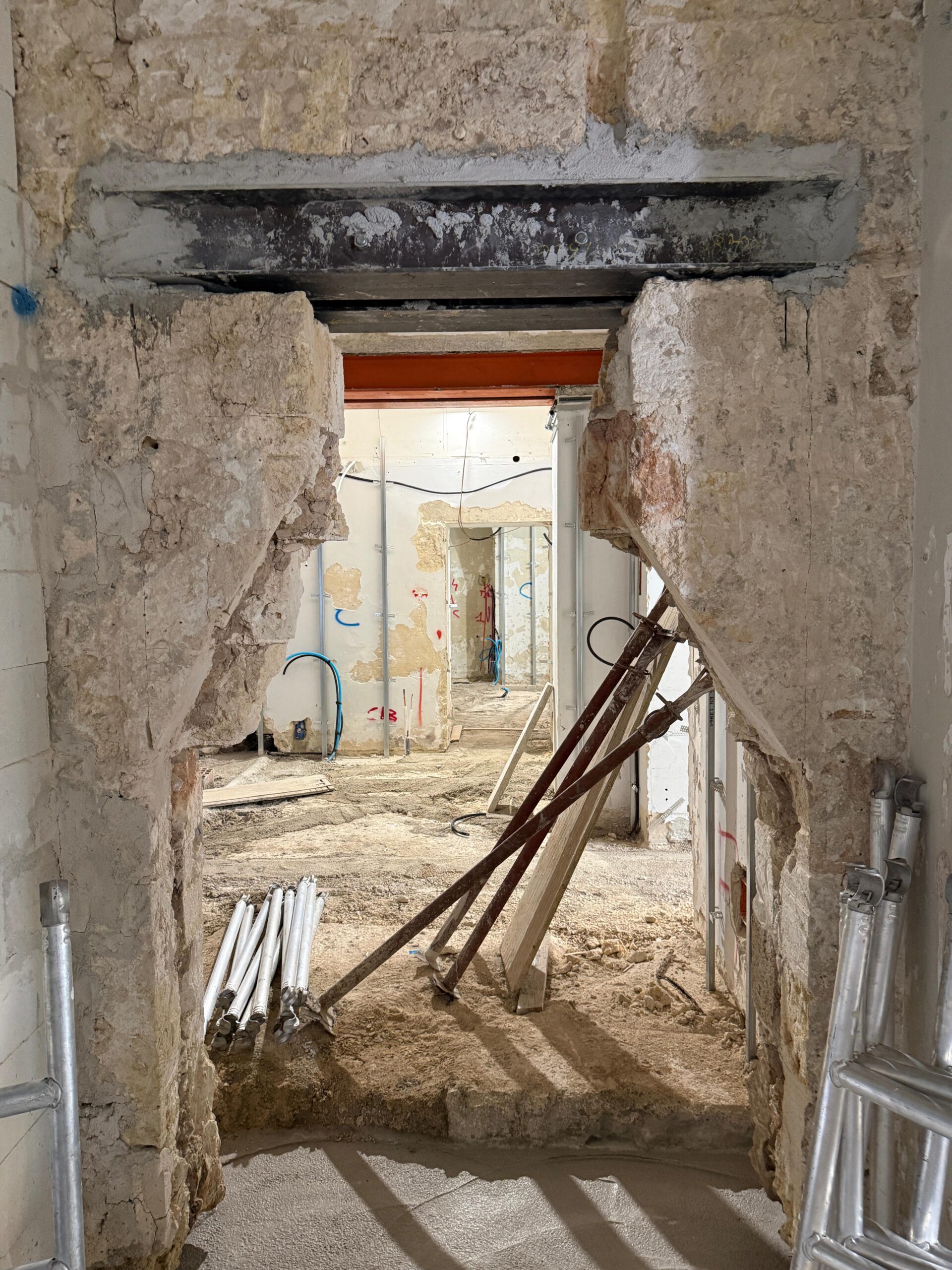 Succursale Banca Sella Bari - il cantiere