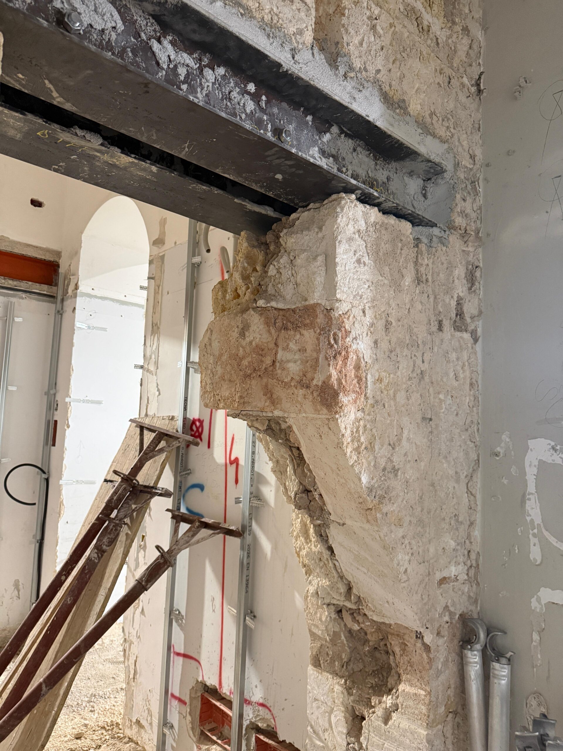 Succursale Banca Sella Bari - il cantiere