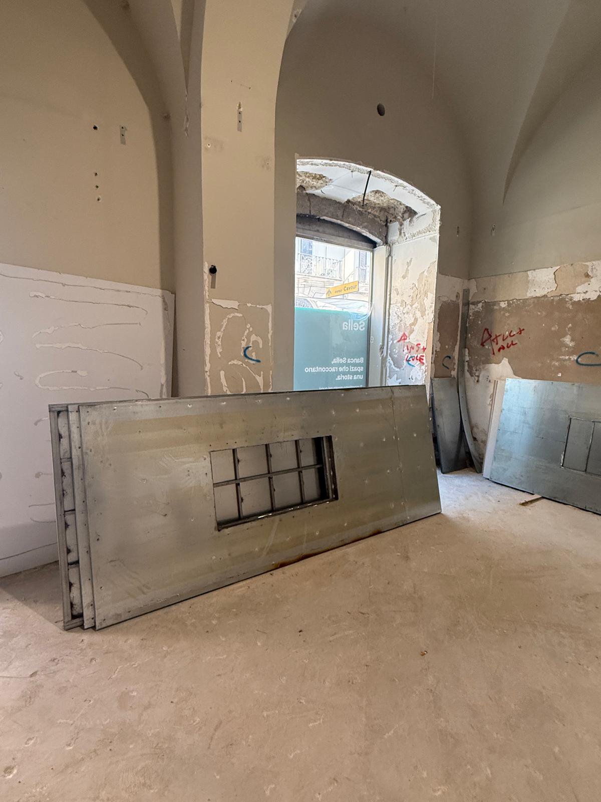 Succursale Banca Sella Bari - il cantiere